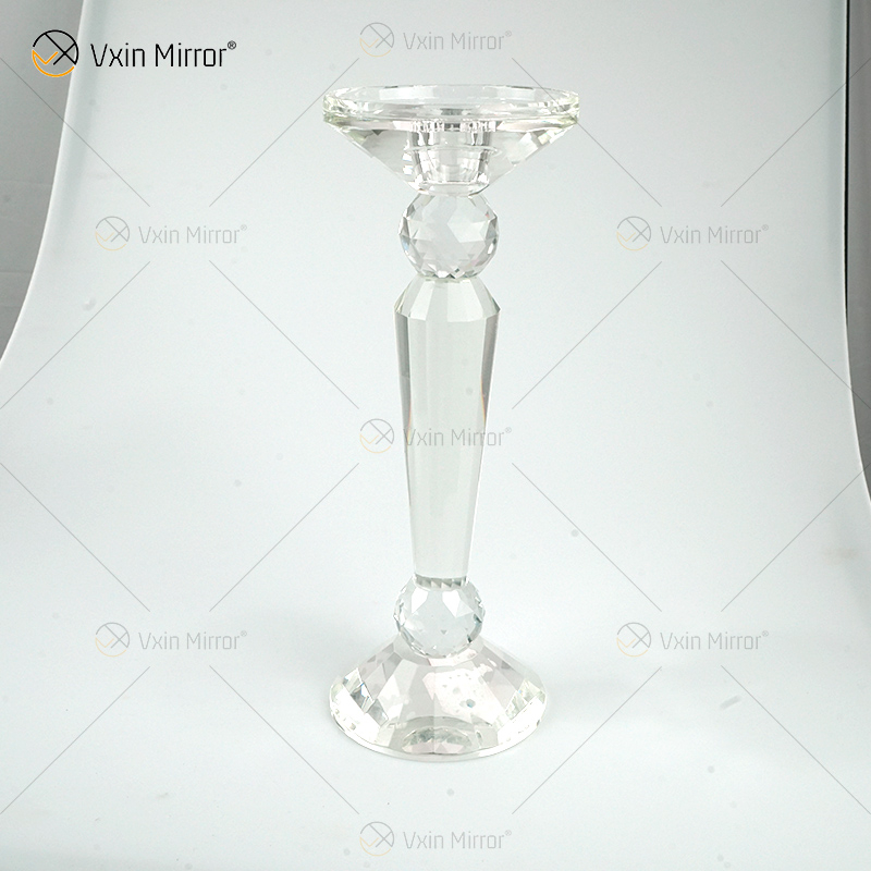 Vxin Mirror Beliebter VX-08 Silberner eleganter Kerzenhalter Kristallkerzenhalter