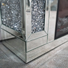 WXF-2131 Diamond Intelligenter Spiegelkamin Fernbedienung Smart Stove Heißer Verkauf 48 Zoll Indoor SILVER FIRE Iron Style