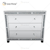 Home Decor WXF-856 Silber Crushed Diamond Mirored Schrank mit Muti-Schubladen
