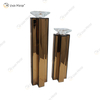 2 Farben Modern Elegant WXCH-079 Silver Crystal Mirrorr Kerzenhalter für Hochzeit zu Hause