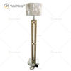 Nachttisch WXFL-031 Wohnzimmer Luxus Silber LED Antik verspiegelte Stehlampe Spiegellampe