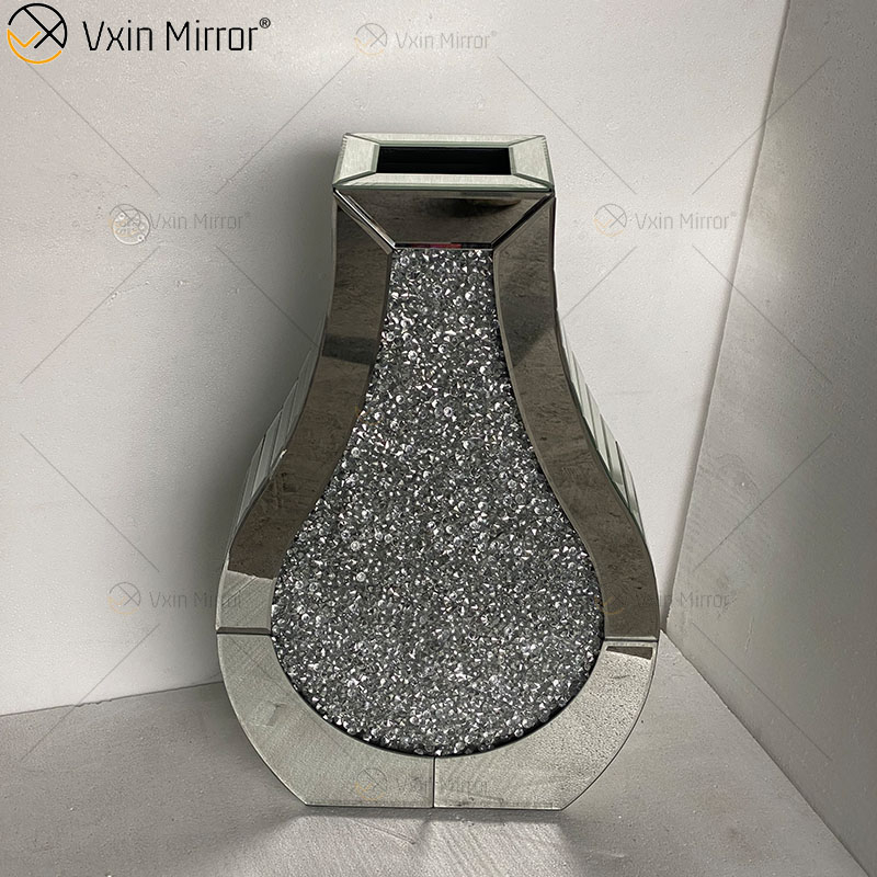 WXMV-005 Spiegelvase Hochzeit Gespiegelte Vasen Mittelstücke Spiegelblumenvase