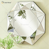VXin Spiegel WXM-1719 Moden Silber Glas 3D Dekorativer Wandspiegel Wohnkultur für Wohnzimmer Schlafzimmer