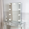 Venetian Dressing Styles VXin WXDL-106 Hollywood-Spiegel-Schminktisch-Set mit 3 farbigen Glühbirnen