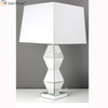 Neues Design WXTL-005 Moderne Schlafzimmermöbel Silber Tischspiegellampe mit Lampenschirm Spiegellampe
