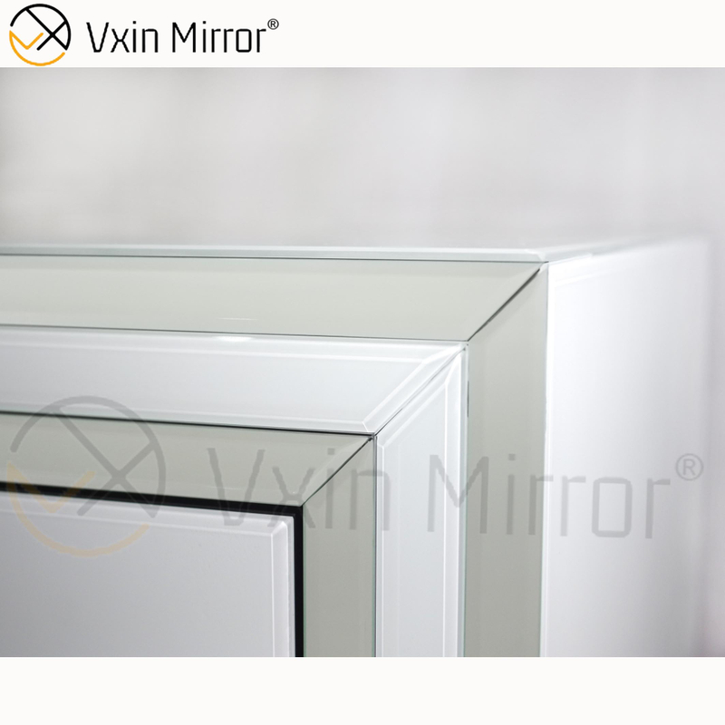 Moderne Schlafzimmermöbel Mirored Nachttisch Sofaecke mit Schubladen Customized WXF-787