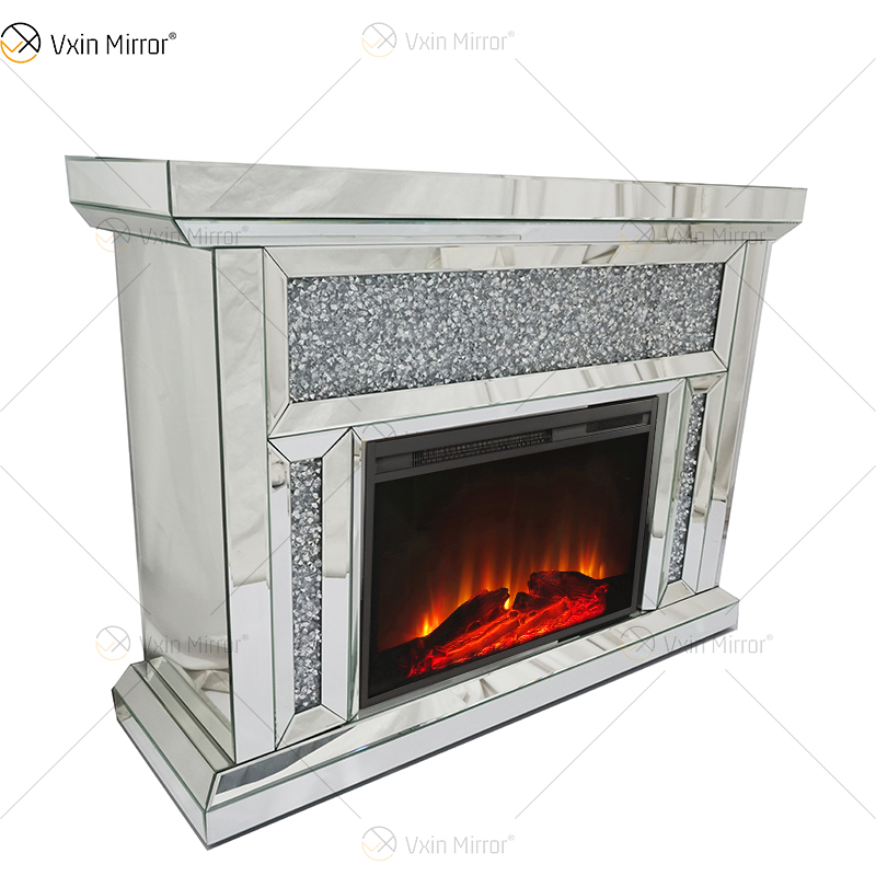 Floating Sparkle Crystal Mirrore Kamin WXWF-1106 mit Einsätzen im heißen Verkauf