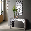 Vxin Furniture Moderner französischer eleganter silberner Spiegel-Konsolentisch Tischmöbel