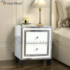 Hot Sale Home Weißglasmöbel 2 Schubladen Spiegelschrank Kommode WXF-786