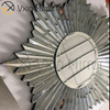 Fancy 3D Wall Decorate WXM-1652 Silberner eleganter Wandspiegel