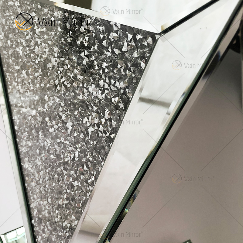 Vxin Modern Home Decor Crushed Diamond verspiegelter Konsolentisch Luxus