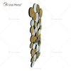 Heißer Verkauf 2000 Stück WXM-2498 Golden Leaf 3D Luxus Wandspiegel