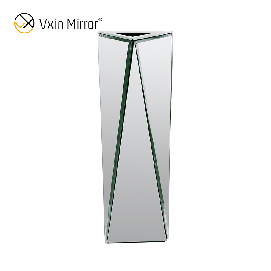 WXMV-040 Home Hotel Dekorativer Innenbereich Silber verspiegelte Tischvase Spiegelvase