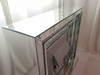 Modern Home Decor Wohnzimmer Spiegel Kamin Sparkle Diamond Crush Spiegelmöbel Elektrokamin WXWF-044