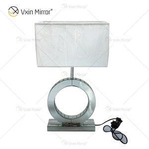 Fabrik-Versorgungsmaterial WXT-005 Moderne silberne Tischlampe für Schlafzimmer-Spiegel-Lampe