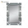 Rechteck Neues Design Vxin WXM-1149 Wanddekor Silber Crushed Diamond Wandbehang Spiegel Wandspiegel