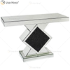 China-Versorgungsmaterial-Qualitäts-preiswerter eleganter zerkleinerter Diamant-Kristall widergespiegelter Konsolentisch für Wohnzimmer-Möbel WXF-506
