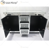 7 Schubladen WXF-146 Silber verspiegelter Wohnzimmerschrank mit Muti-Schubladen