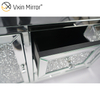 7 Schubladen WXF-146 Silber verspiegelter Wohnzimmerschrank mit Muti-Schubladen