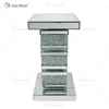 Vxin Elegant WXF-135 Home Decor Crushed Diamond Beistelltisch Silber Spiegel Möbel Beistelltisch