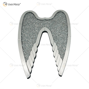 Gespiegelte Diamantflügel Crushed Crystal Mirror Diamond Wall Art Love Home Bling Sparkly WXM-1150