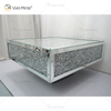 Customized Table WXF-141 Crushed Diamond Homemade Silver Mirror Couchtisch