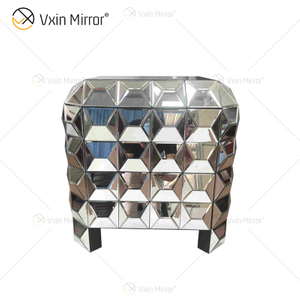 Neues Design Wohnkultur Sofas Beistelltisch Silber Möbel Spiegel Nachttisch WXWF-1026