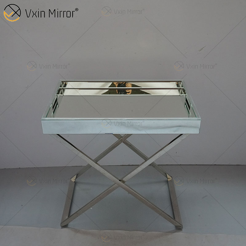 WXMF-39 Coffee Crushed Diamond Sparkly Beistelltisch für Wohnzimmer