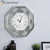 VXin Mirror Dreifarbiger moderner Wandspiegel mit zerkleinerten Diamanten