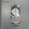 Fabrikneues Design WXMC- Crystal Silver Mirror Rectangle Tischuhr