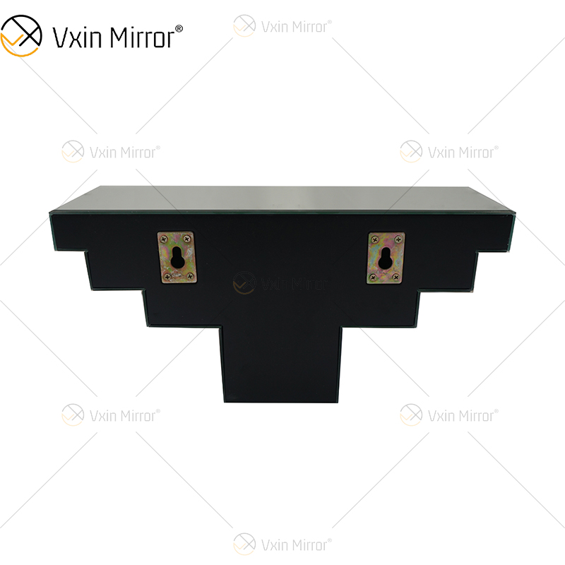 Vxin Factory Supply WXS-007-2 Silbernes Wanddekor Silbernes Glas- und Kristallspiegel-Wandregal für die Wand
