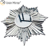 Fancy 3D Wall Decorate WXM-1652 Silberner eleganter Wandspiegel