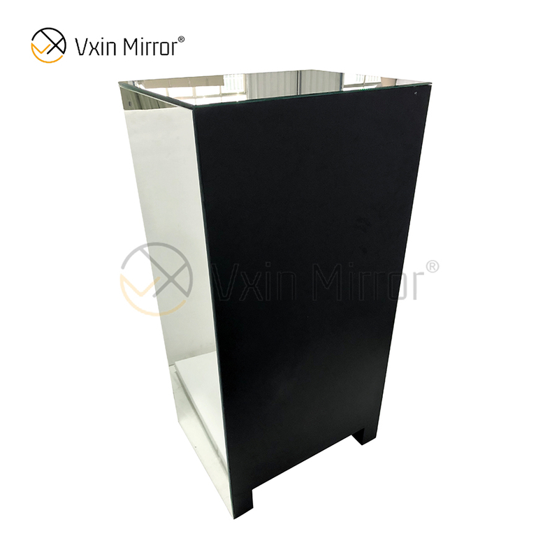 Vxin Mirror Silver Crushed WXWF-707 Diamon Nightstand Bevel Nachttisch mit 5 Schubladen verspiegelter Nachttisch