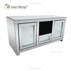 2019 Hot Sale Möbel Silver Diamond Crystal TV-Schrank steht 1 Schublade 2 Türen
