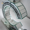 Moderner Stil WXTL-02 Silber Crushed Crystal Mirrored C-Form Tischlampe für Schlafzimmer Spiegellampe