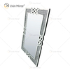 Rechteck VXin WXM-1760 Wanddekor Silber Crushed Diamond Wandbehang Spiegel