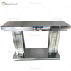 Luxuriöser WXWF-531 Floating Crystal Mirrored Pillar Console Hall Flurtisch Mirror Console Table