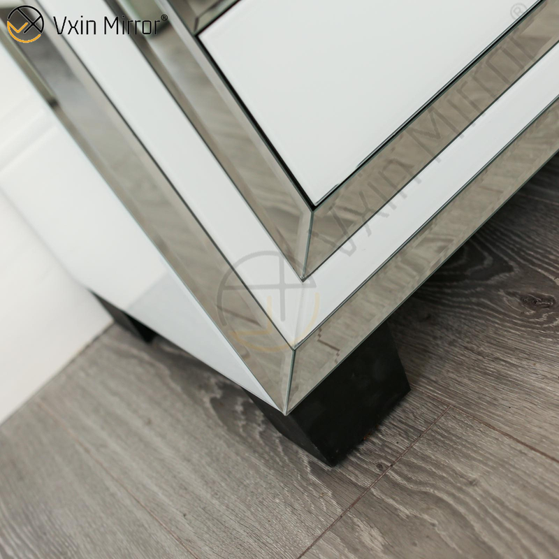 Vxin Spiegel WXWF-790 Möbel Modern Weiß Silber Glas TV Schrank steht