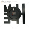 Spiegeluhr WXMC-037 Silberne Wanddekoration Elegante LOVE-Uhr