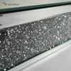 Vxin Factory Supply WXF-153 Silbernes Wanddekor Silbernes Crushed Diamond Spiegel-Rechteck-Wandregal