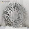 Fabrik-Versorgungsmaterial Silber WXM-1655 Geometrischer Form-dekorativer Wand-Glasspiegel