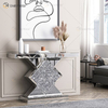 Großhandel verspiegelter Konsolentisch Crushed Diamond Crystal Hallway Entryway Table Console