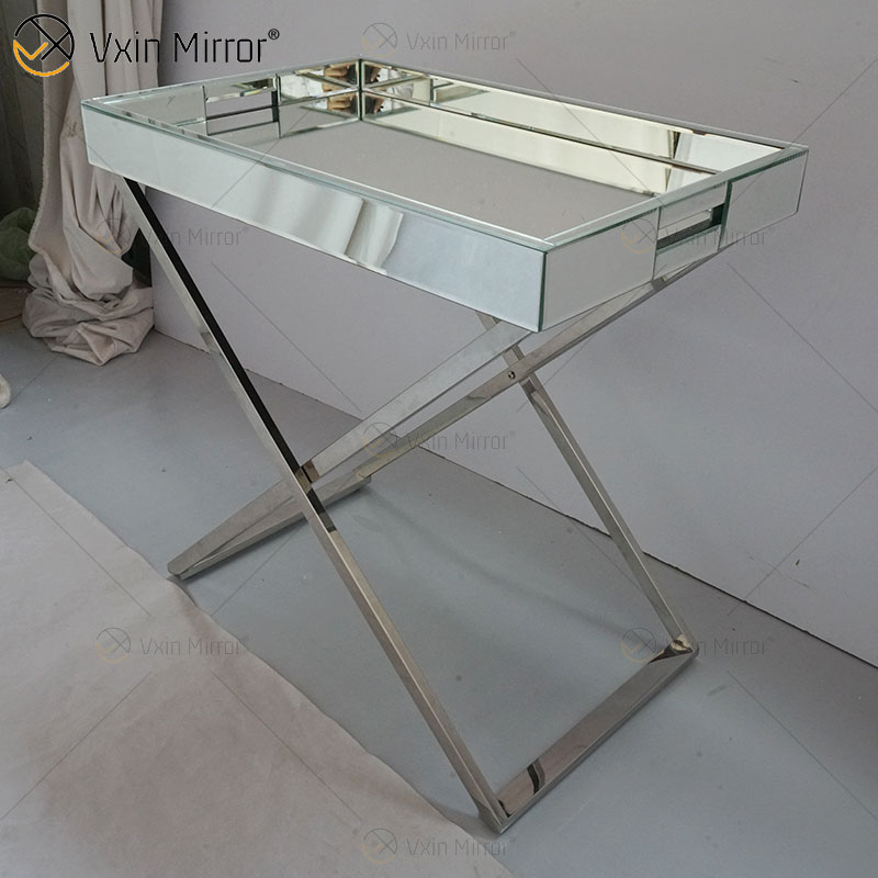 WXMF-39 Coffee Crushed Diamond Sparkly Beistelltisch für Wohnzimmer