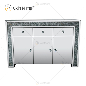 Günstige WXF-099-1 Schrankgriffe mit Schubladen Crush Diamond Silver Home Decoration Cabinet