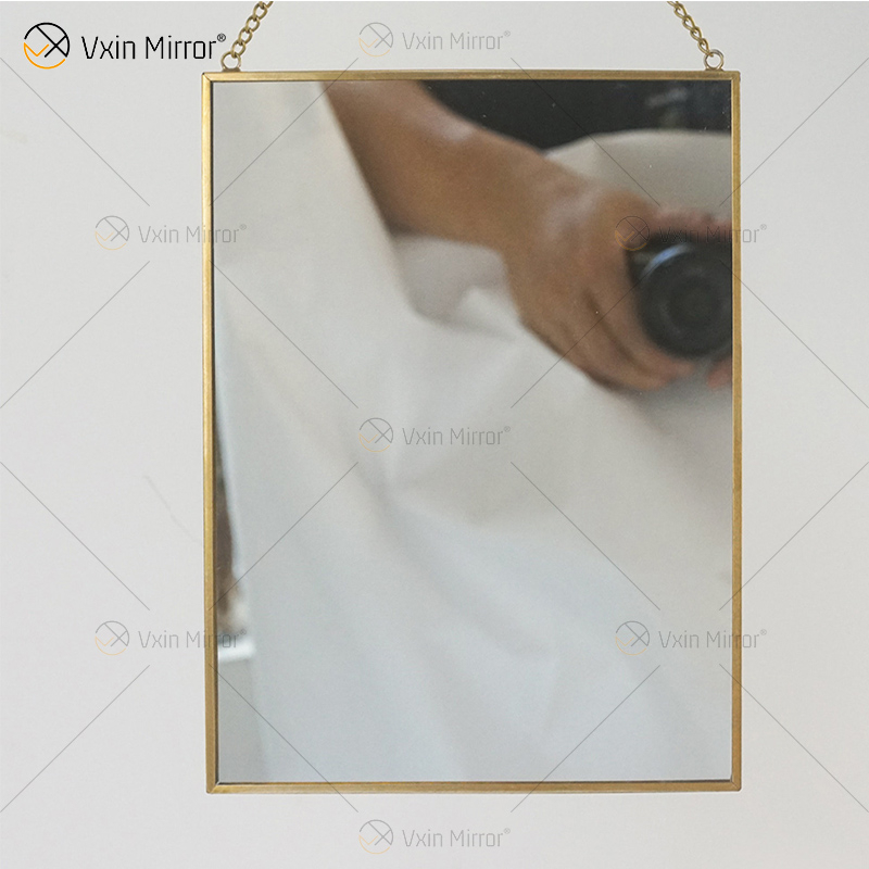 Golden Vxin Einzigartige Wanddekoration Gold Metallrahmen Dekorative Spiegel Luxus Einfacher und Stilvoller Wandspiegel