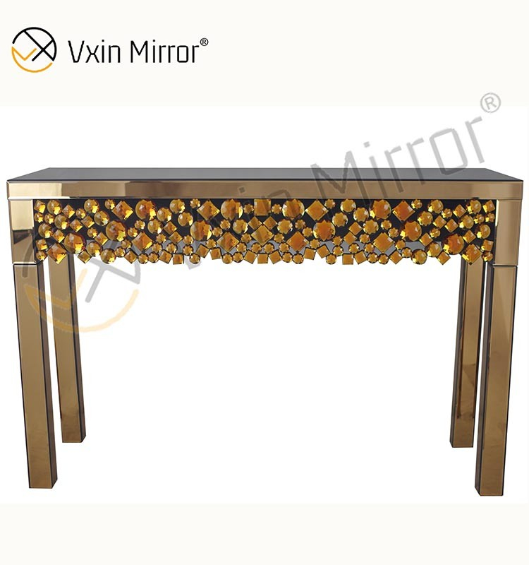 Vxin WXF-049 OEM Factory Chinese Factory Schmaler Spiegelkonsolentisch mit langen Beinen