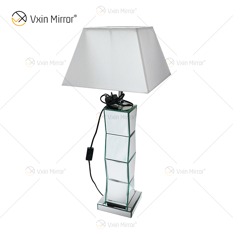 WXTL-004 Moderne silberne Spiegellampe mit Lampenschirm für Schlafzimmer